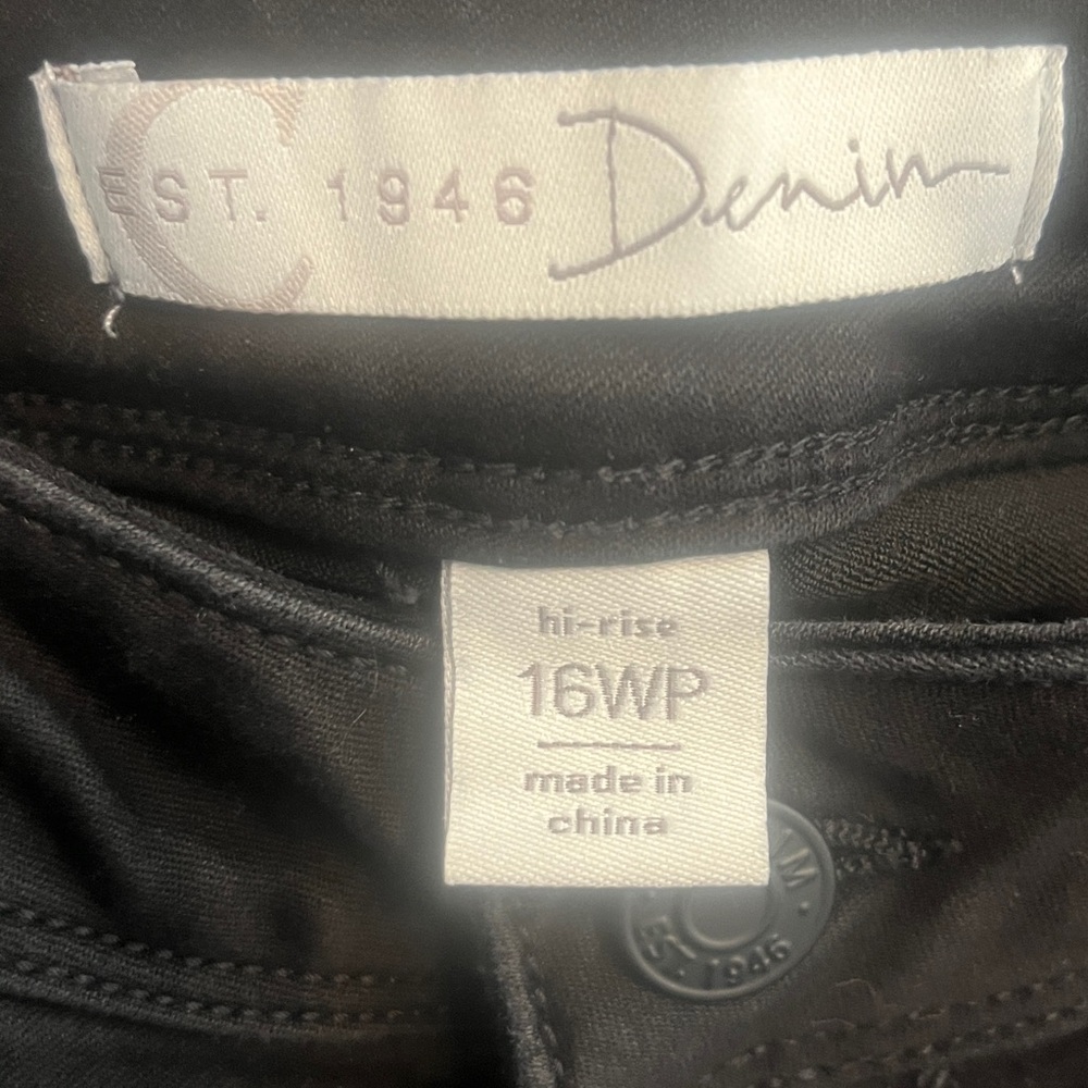 Black Denim Jeans - Picture 2 of 4